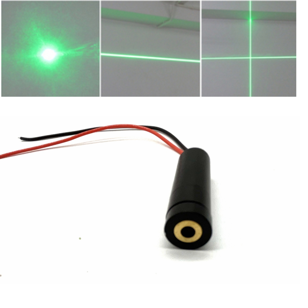 Industrial Laser Line - Módulo verde industrial do laser, ponto,