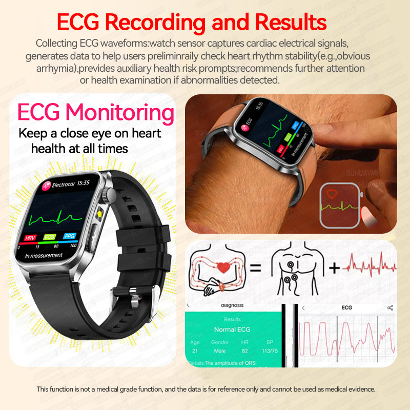 Novo Smartwatch 2026 com Três  - Industrial Laser Temperature Sensor avaliação e preço