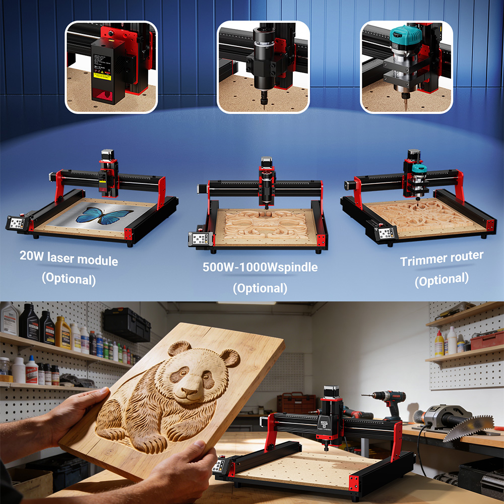 Máquina CNC TWOTREES TTC450 Pr - Industrial Laser Etching Machine avaliação e preço