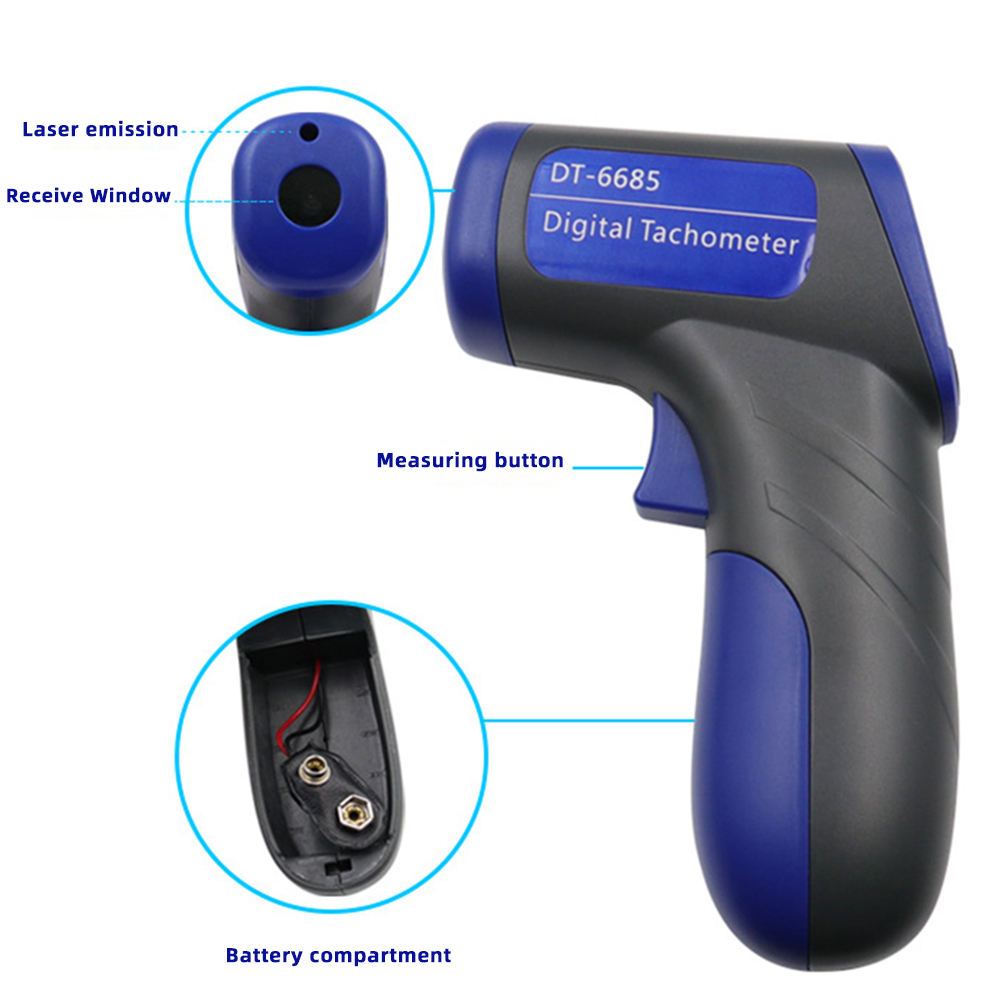 Não contato ferramenta automát - Industrial Laser Tachometer avaliação e preço