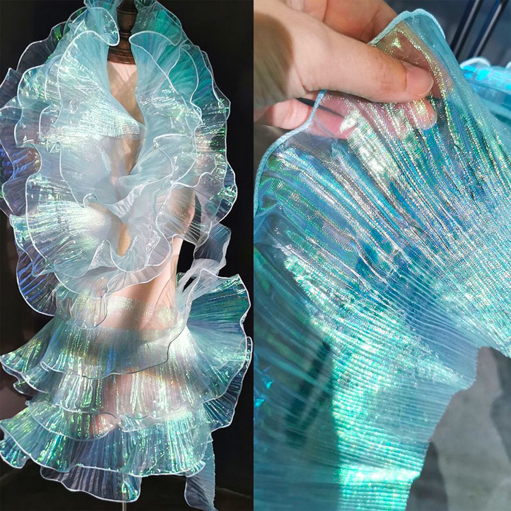 Renda guarnição organza tecido - Industrial Laser Welding avaliação e preço