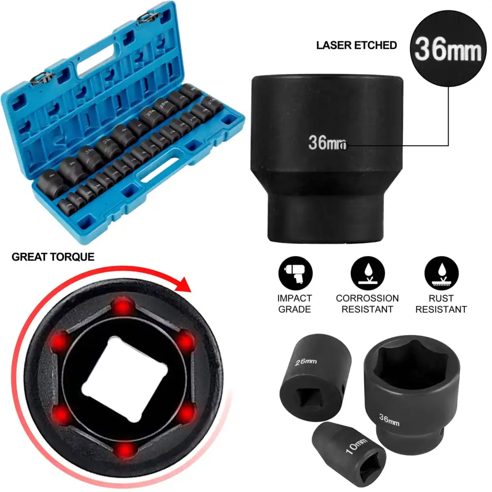 Conjunto de Soquetes de Impact - Industrial Laser Repair avaliação e preço