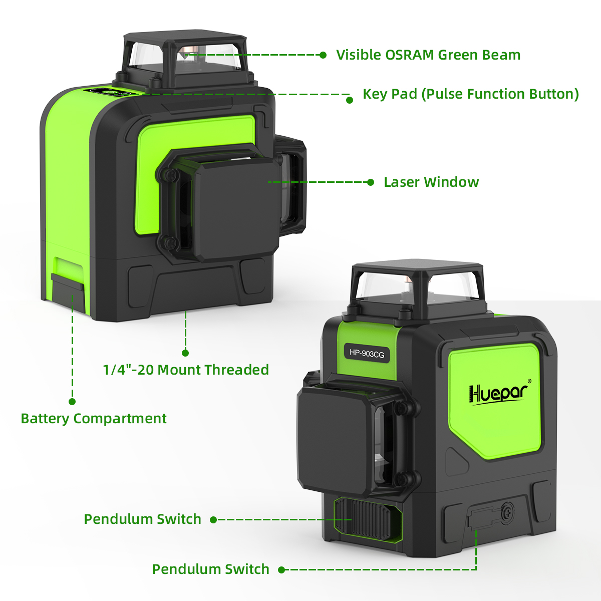 Huepar 903CG Conjunto 12 Linha - Industrial Laser Line avaliação e preço