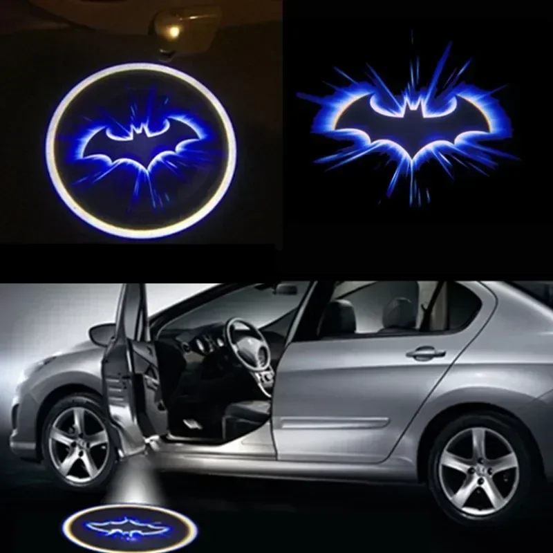 2 pçs sem fio luz do carro bat - Industrial Laser Projection avaliação e preço