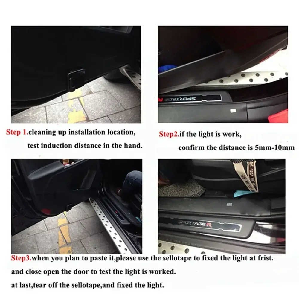 2 pçs sem fio luz do carro bat - Industrial Laser Projection avaliação e preço